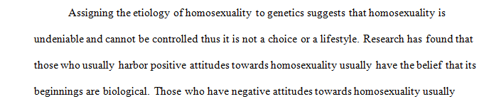 Homosexuality etiology epidemiology health concerns (specifically cancer and eating disorders) psychosocial needs